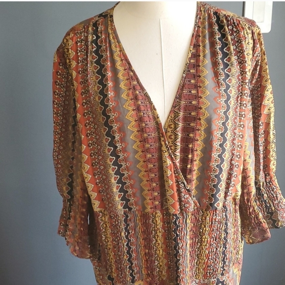 Du Per Due vintage brown maxi dress size 16 - Picture 2 of 9